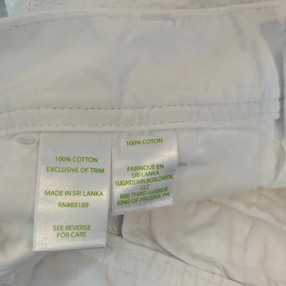 Lilly Pulitzer Textured Cream Women's Shorts - Picture 6 of 6